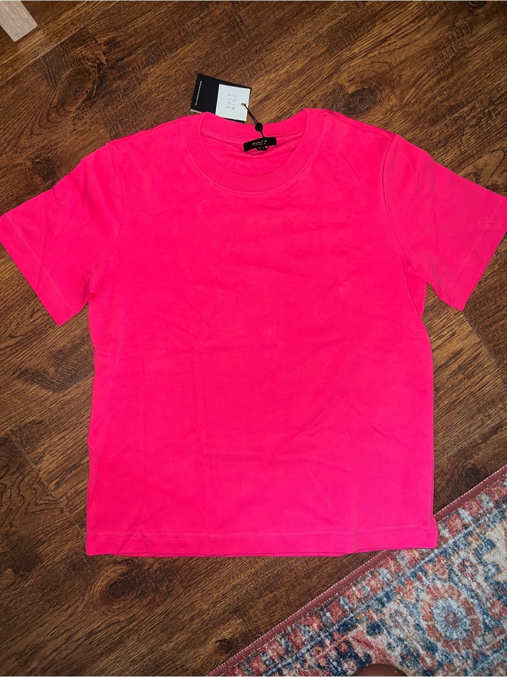 NWT MASSIMO DUTTI 100% cotton tee in pink✨